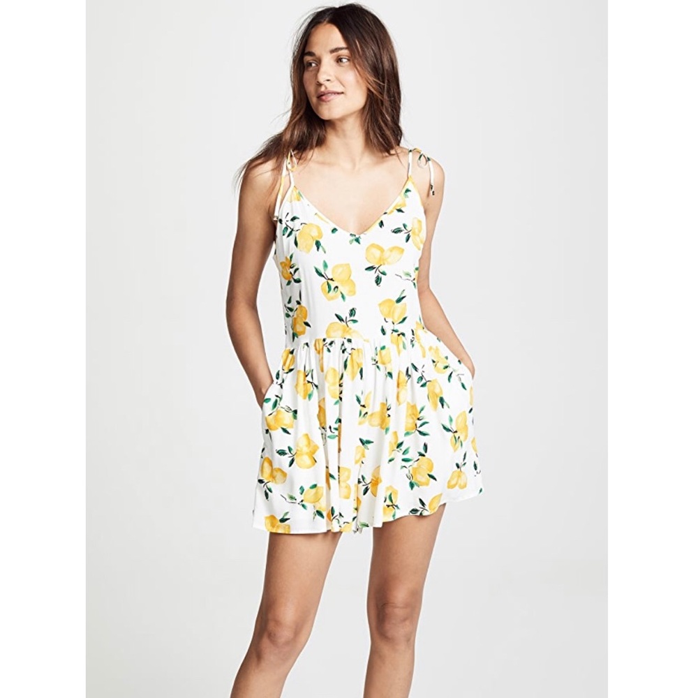 Kate Spade Lemon Romper small